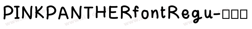 PINKPANTHERfont Regu字体转换